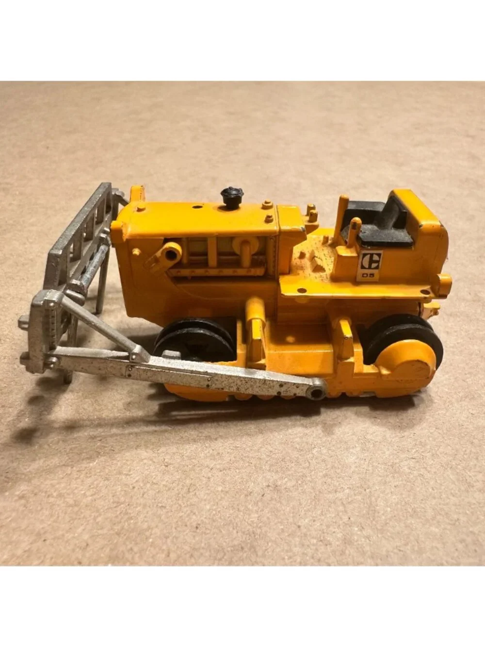 Vintage Diecast Caterpillar D5 Bulldozer Eidai Corporation Japan